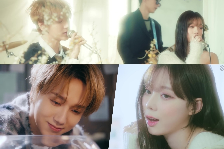 观看：Super Junior 艺声在 aespa Winter 的惊艳 MV 中演唱“花香感”