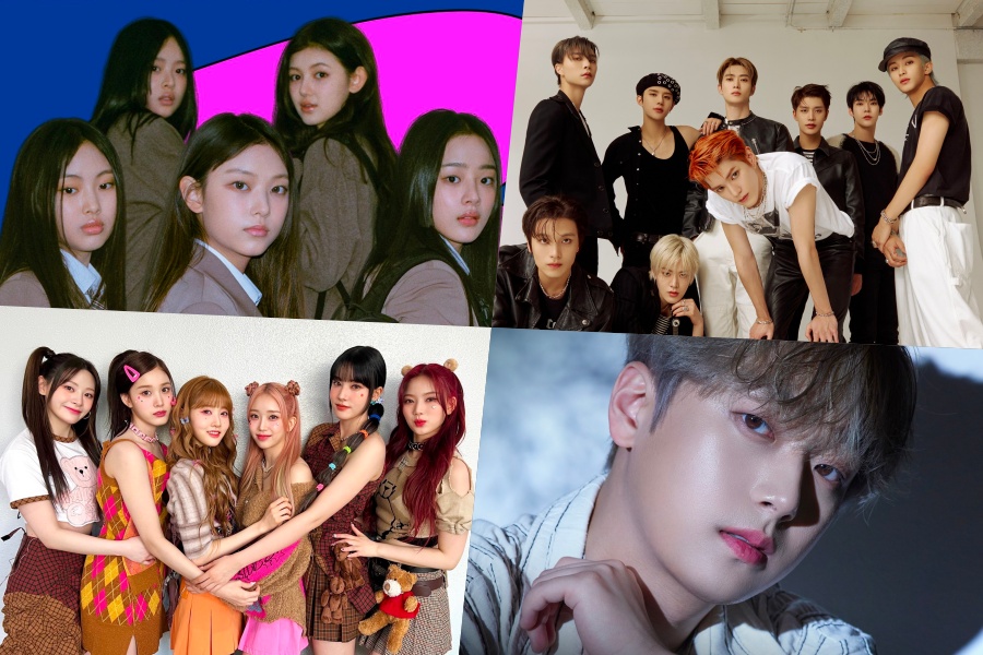 NewJeans、NCT 127、STAYC、李灿元等 Top Circle 月度和周度排行榜