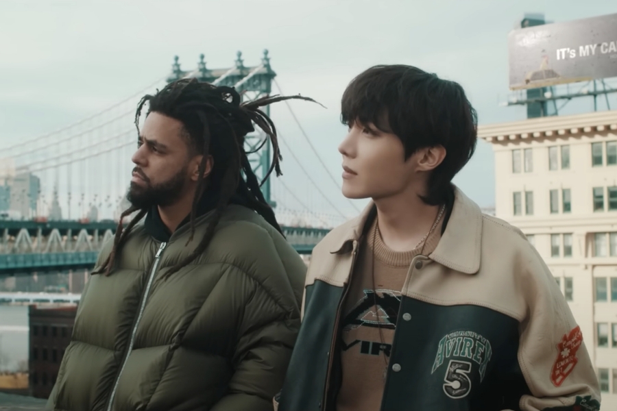 BTS 的 J-Hope 的新歌“在街上”英尺。 J. Cole 横扫 iTunes 排行榜 + 首次登上 Spotify 全球排行榜