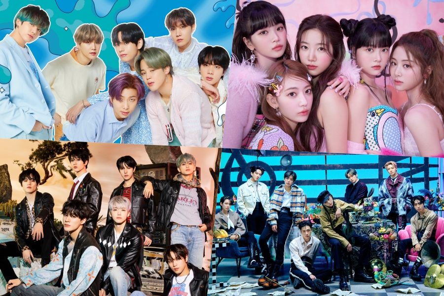 防弹少年团获得 RIAJ 百万认证 + LE SSERAFIM、NCT DREAM 和 Stray Kids 获得白金